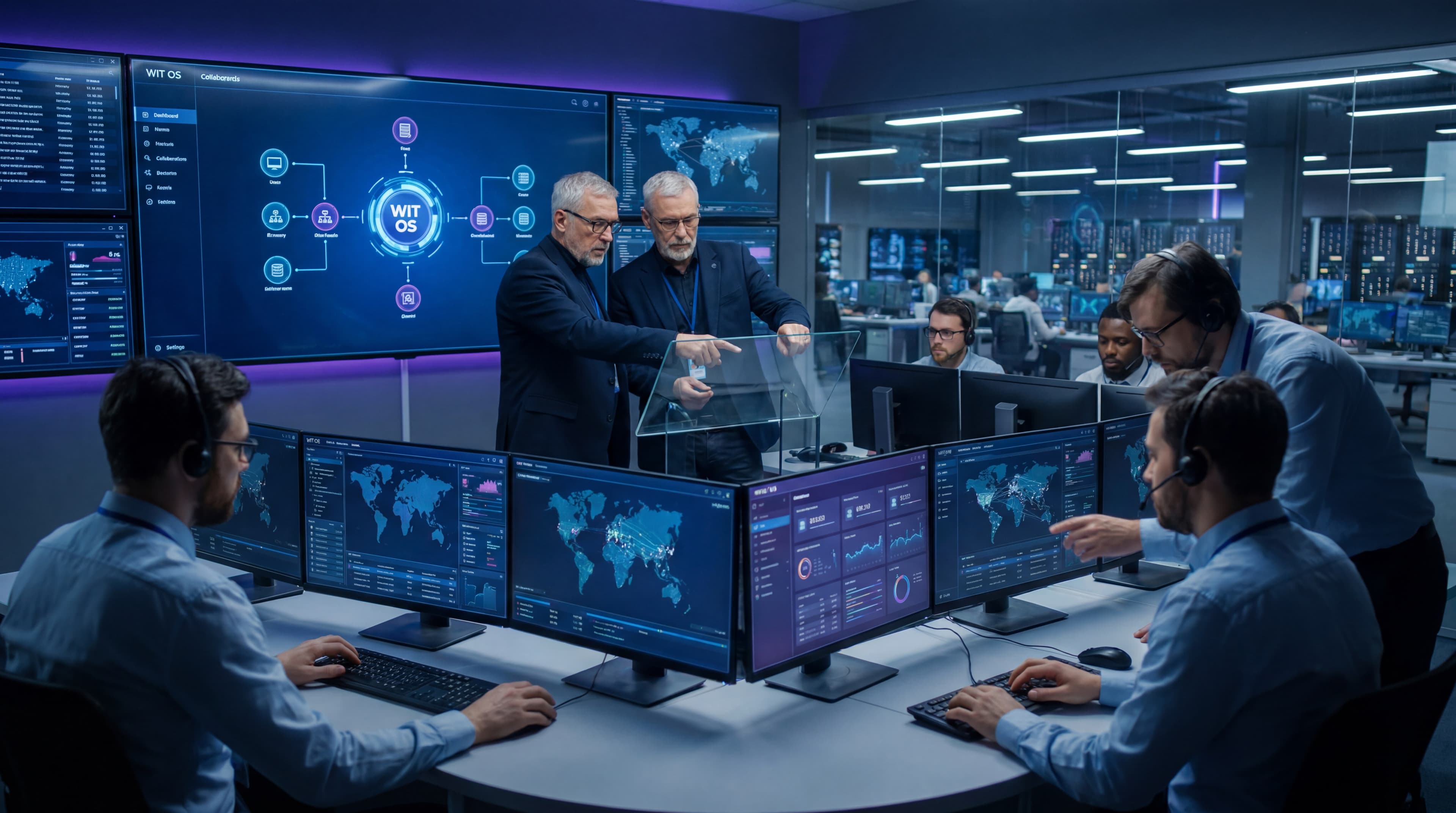 Managed cybersecurity practice · MSSP AI · ESOS-driven autonomous SOC with shared customer Workspace