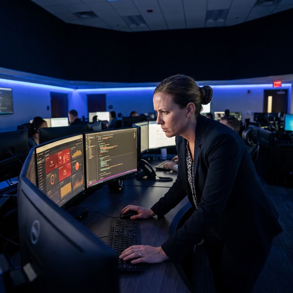 Security Orchestrator threat hunting analysts reviewing AI-generated kill-chain narratives